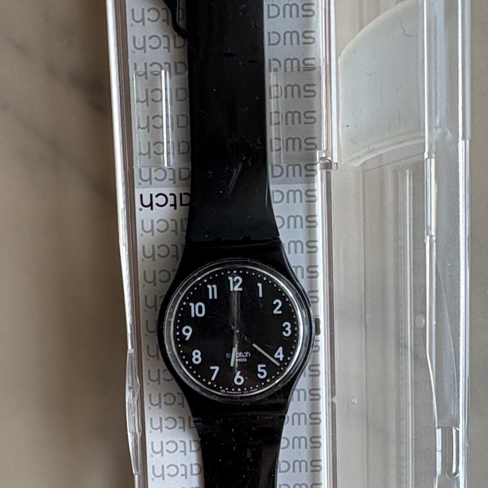 Swatch (original) Black Women's Watch - Picture 2 of 5